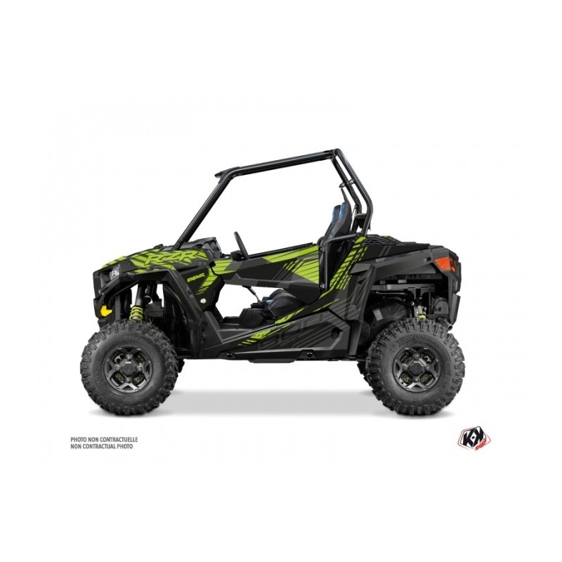 Kit Déco SSV Graphite Polaris RZR 900 S Neon Gris