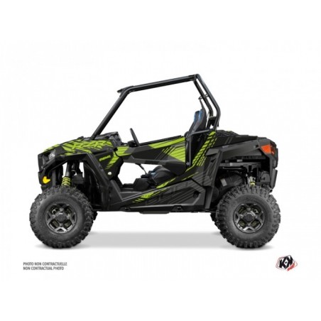 Kit Déco SSV Graphite Polaris RZR 900 S Neon Gris