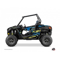 Kit Déco SSV Squad Polaris RZR 900 S Bleu Jaune