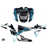Kit Déco SSV Rock Polaris RZR 900 S Blanc Bleu