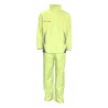 Ensemble Pluie Taille L Polyester Revêtement Pvc Jaune Marquages Reflechissants
