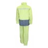 Ensemble Pluie Taille L Polyester Revêtement Pvc Jaune Marquages Reflechissants