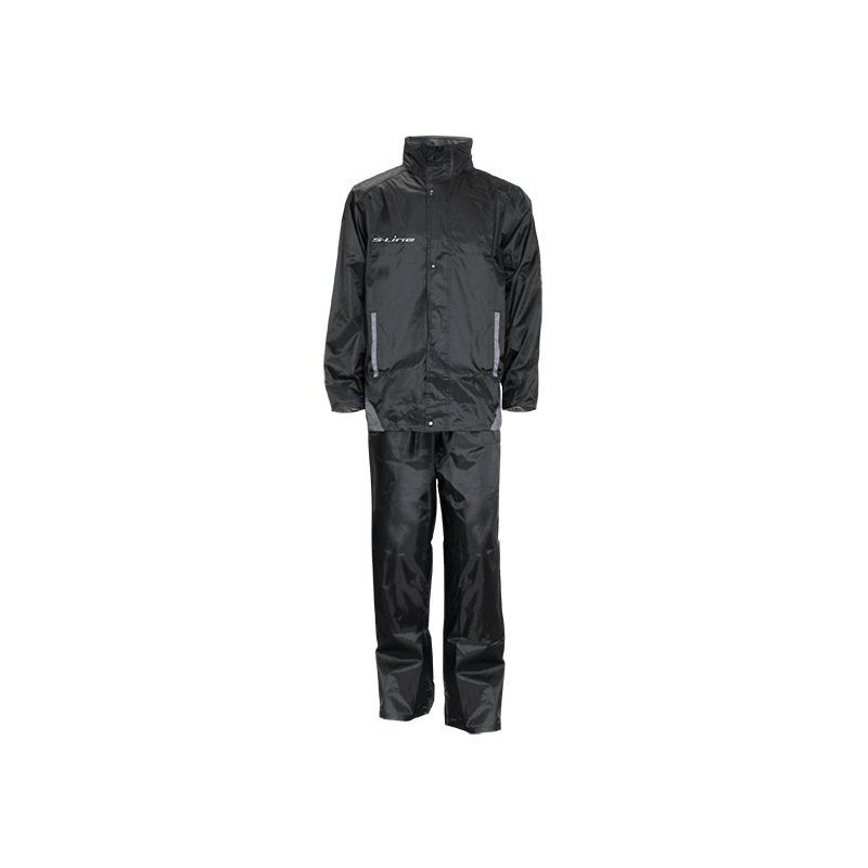 Ensemble Pluie Noir Marquages Reflechissants