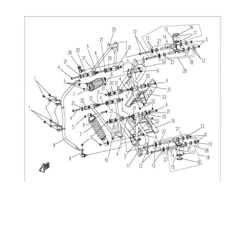 REAR SUSPENSION PROTECTOR(RH)
