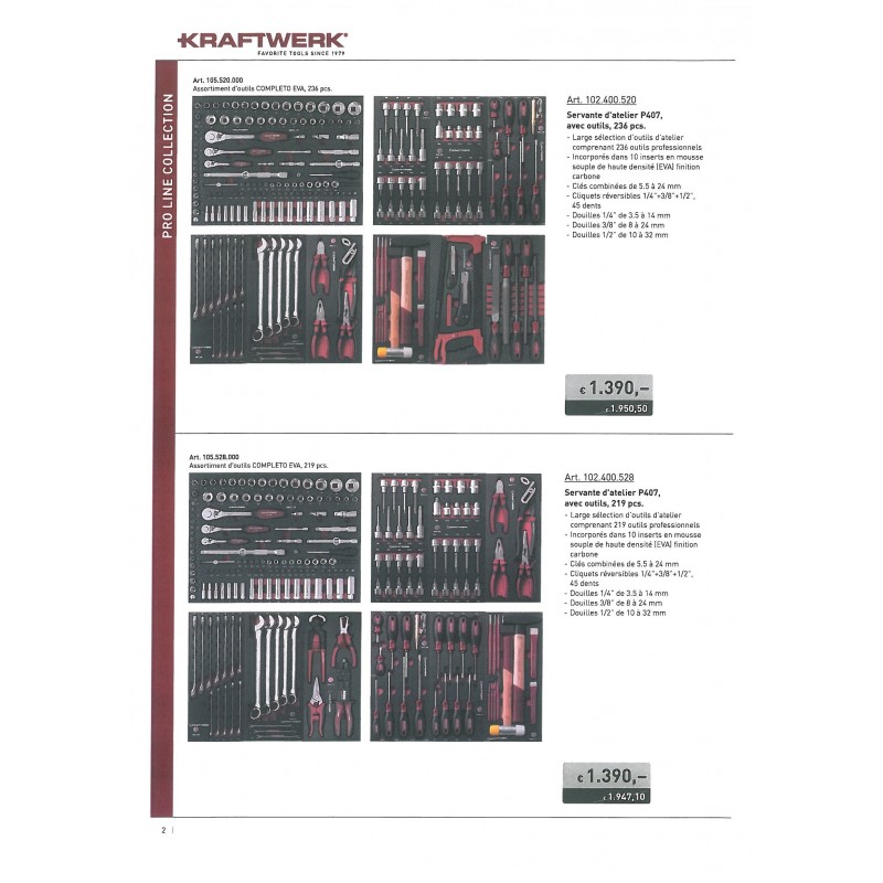 SERVANTE AVEC 236 OUTILS