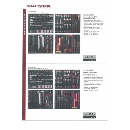 SERVANTE AVEC 236 OUTILS