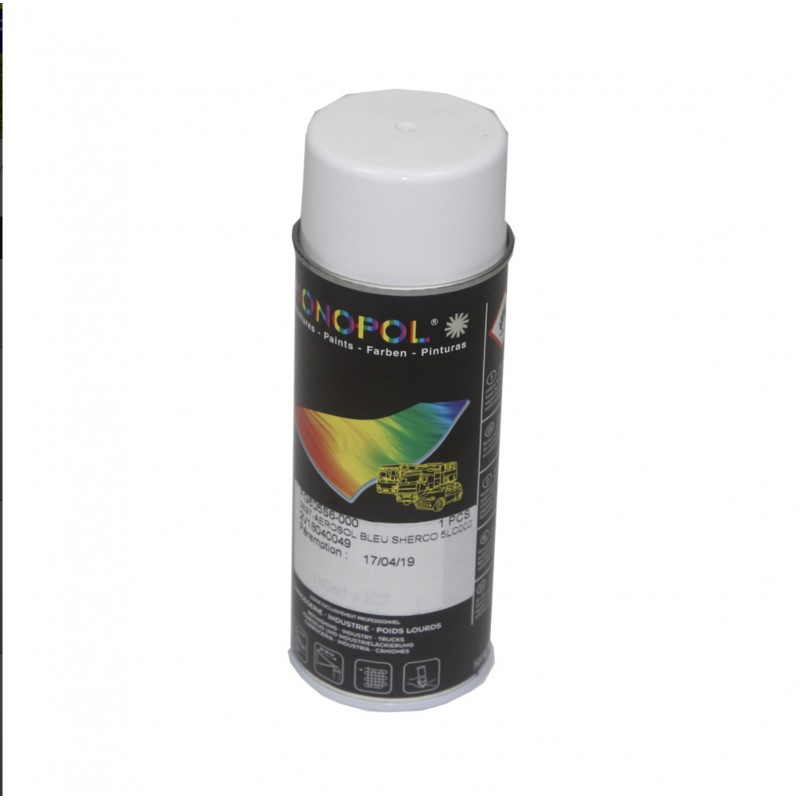 BOMBE DE PEINTURE RETOUCHE BLEU COBALT 250 END