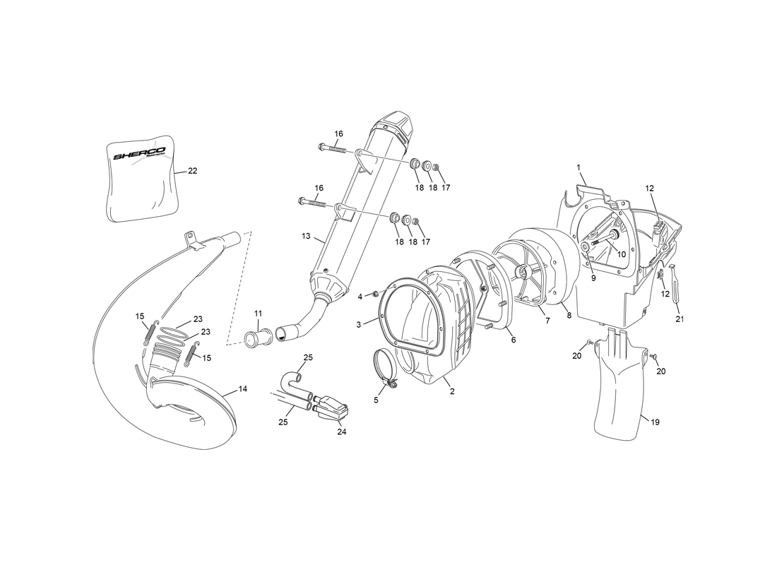 boîte filtre-echappement