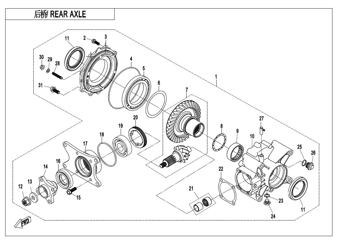 REAR AXLE