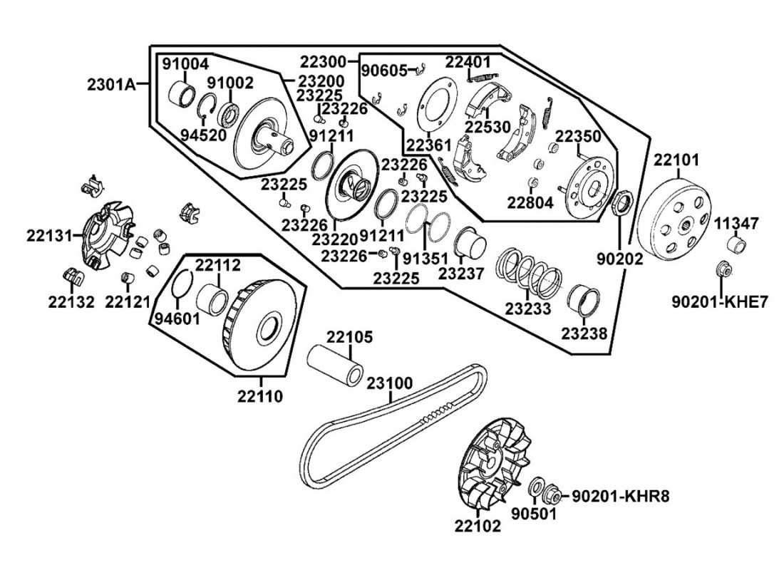 TRANSMISSION EMBRAYAGE